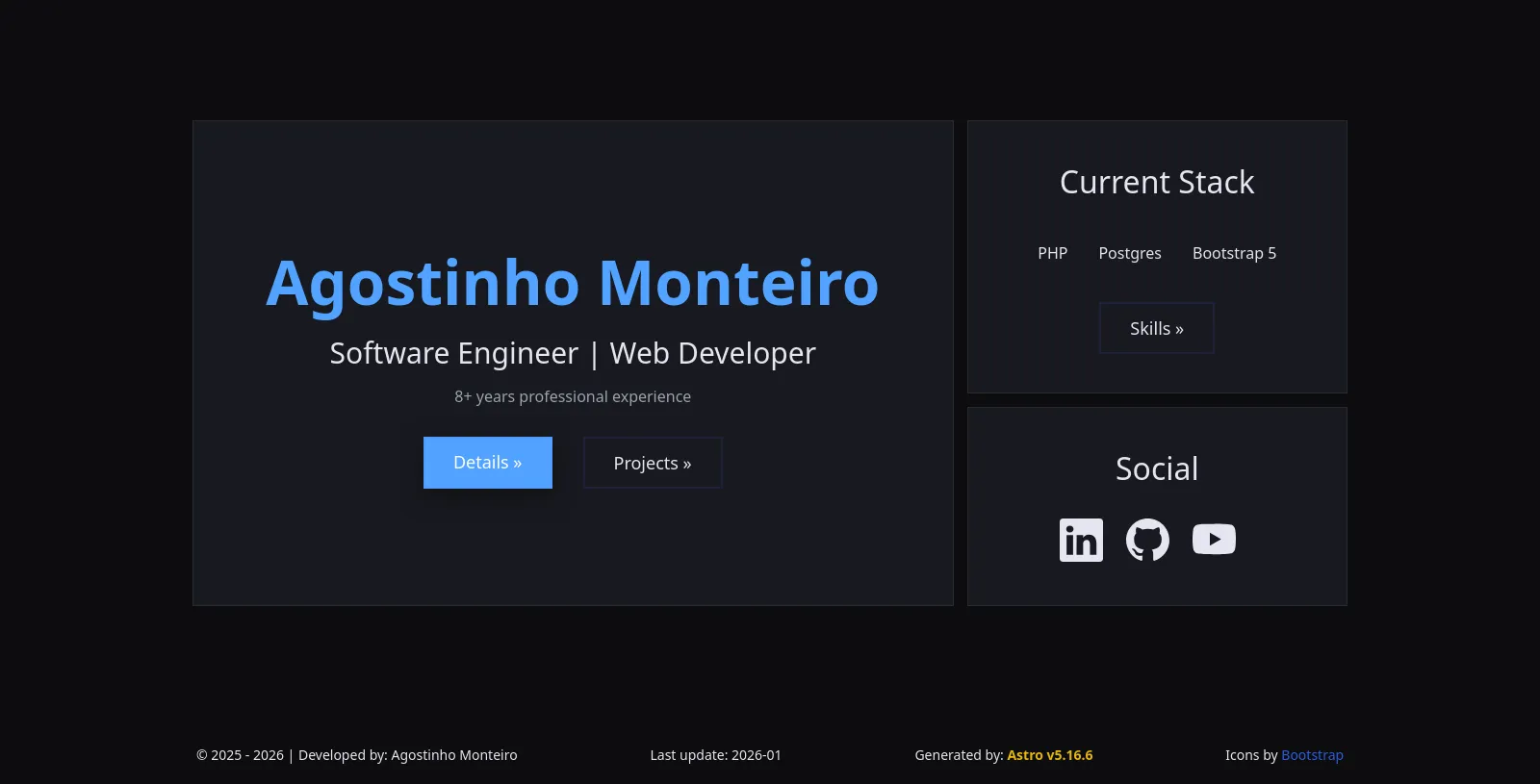 Portfolio Astrojs - 2025